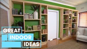 A right bookshelf is the basic piece of furniture in any room. How To Build A Custom Wall Unit Indoor Great Home Ideas Youtube