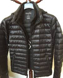 Calvin Klein Men S Packable Down Hooded Puffer Jacket Jackets Calvin Klein Men Puffer Jackets