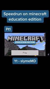 Yes, minecraft is educational because it helps kids to enhance their creativity, solve problems, direct themselves and learn other important life skills. Speedrun On Minecraft Education Edition Fyp Foryoupage Education Minecraft Speedrun Edition Slymemd Fy Viral