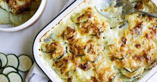 Cheesy Potato And Zucchini Bake Recipe Cheesy Potatoes Zucchini Casserole Recipes Potatoes
