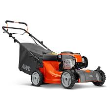 Husqvarna hu700f walk behind mower foldable handle gives easy storage and transportation. Husqvarna Lc221a 163 Cc 21 In Self Propelled Gas Push Lawn Mower With Briggs Stratton Engine Lowes Com Lawn Mower Gas Lawn Mower Push Lawn Mower