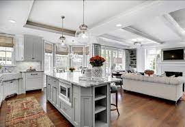 Open Plan Ideas For A Combined Family Room Kitchen Fairfax Kitchen Bath Open Concept Kitchen Living Room Living Room Kitchen Living Room Kitchen Combo