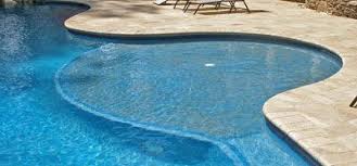 Wading Lounge Chair Area Swimming Pools Swimming Pool Landscaping Swimming Pool Designs