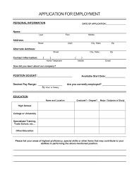 Maybe you would like to learn more about one of these? Application For Employment Sample Form In Word And Pdf Formats