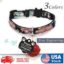Personalized cat collars ensure your lost cat gets home asap. Personalized Cat Collar Products For Sale Ebay
