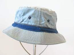 Vintage Bucket Hat Light Blue Bucket Hat Fisherman Cap Old Man Hat Size L Blue Bucket Hat Light Blue Bucket Hat Old Man Hat