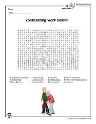 Learn at what age children can begin volunteering and some interesting. Volunteering For Kids Word Search Woo Jr Kids Activities