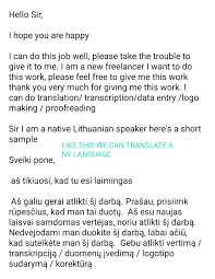 These sentences come from external sources and may not. Translate English To Any Language And Vice Versa By Mr Translation Fiverr