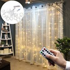 Decorate your bed with fairy lights as an alternative to a nightlight. 3 1m Usb 8 Modes 100 Led Curtain String Light With 10 Hooks Festival Decor Fairy Lamp Christmas Wedding Christmas Decorations Clearance Christmas Lights Sale Banggood Com