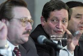 The solicitor of Justice of the Federal District, Samuel del Villar ,...  News Photo