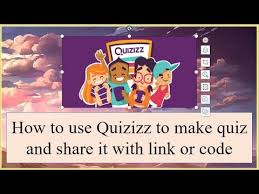 How To Use Quizizz To Make Quiz And Share It With Link Or Code Youtube
