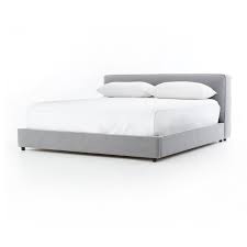 It comes with wooden slats that keep the mattress in place. Gardiner Low Profile Upholstered Queen Platform Bed Https Www Zinhome Com Gardiner Low Profile Upholstered Platform Bed Upholstered Beds King Platform Bed