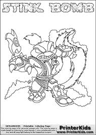 Lego a bomb, lego, characters, toys. Skylanders Swap Force Stink Bomb Coloring Page 2 Preview Coloring Pages Coloring Pages For Kids Skylanders