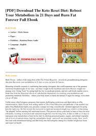 The keto reset diet cookbook pdf. Ebook The Keto Reset Diet Reboot Your Metabolism In 21 Days And Burn Fat Forever Page 1 Created With Publitas Com