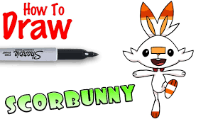 How to Draw Scorbunny from Pokemon - YouTube