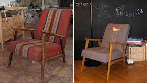This includes labor at $40 to $100 per hour and $50 to $70 per yard in fabric. 28 Before After Reupholstered Chairs
