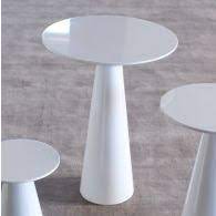 Check spelling or type a new query. High Gloss White Tall Tower End Table