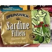 Brunswick's quality control must be very . Brunswick Sardines In Olive Oil Calories Nutrition Analysis More Fooducate