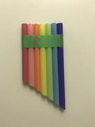 Straw Pan Flute A Straw Flute Makes A Sound When A Child Blow Over The Top Of The Straws Children Can Also Straw Flute Preschool Science Activities Pan Flute