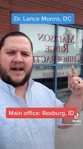 Dr. Lance Munns, DC of Madison Ridge Chiropractic. Main office is in  Rexburg, but we have a second location in St. Anthony. Need an adjustment??  Give us call 😃 #DrMunns #StAnthony #Rexburg ...