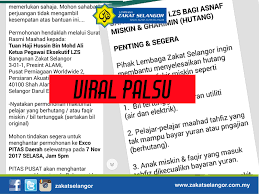 Bantuan pelajar institut profesional baitulmal (ipb) biasiswa baitulmal / insentif khas pelajar cemerlang bantuan deposit membeli motorsikal roda tiga untuk oku Tular Whatsapp Bantuan Zakat Asnaf Miskin Gharimin Lembaga Zakat Selangor