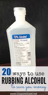 Rubbing Alcohol Uses 20 Uses For Rubbing Alcohol Rubbing Alcohol Uses House Cleaning Tips Diy Cleaning Products