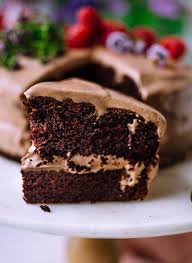 1 cm breite scheiben schneiden. Schokoladentorte Mit Schokoladen Frosting Klara S Life