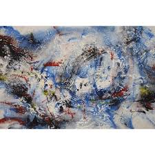 Don Fink, Abstract Expressionist Untitled Composition Painting