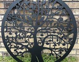 Large Tree Of Life I Tree Of Life Wall Art I Boho Decor Etsy In 2021 Outdoor Wall Art Outdoor Metal Wall Art Modern Outdoor Wall Art