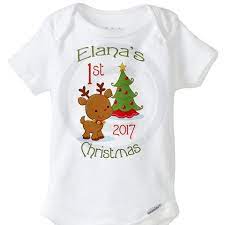 Maybe you would like to learn more about one of these? Baby S First Christmas Onesie 1st Christmas Bodysuit Things Very Special