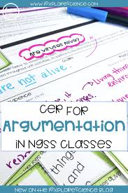Claim Evidence Reasoning In Science Claim Evidence Reasoning Life Science Middle School Science Worksheets