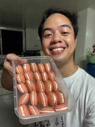 My poppy seeds macarons, I made today.