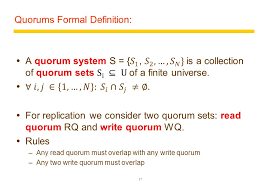 Distributed Systems Ii Replication Quorum Consensus Prof Philippas Tsigas Distributed Computing And Systems Research Group Ppt Download