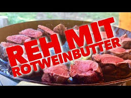 Rehrucken Vom Grill Mit Rotweinbutter Klaus Grillt Youtube Rehrucken Grillen Rehrucken Rezept