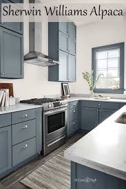 Keep wood furniture light or washed, and choose your textures like they were colors. Sherwin Williams Alpaca Paint Color Review In 2021 Kitchen Trends Kitchen Cabinet Trends Kitchen Cabinets Color Combination