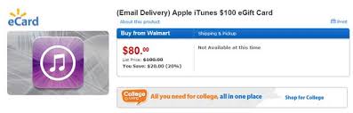 Happy birthday postcard walmart egift card. Buy A 100 Itunes Gift Card At Walmart For 80 Geeky Gadgets