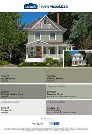 View interior and exterior paint colors and color palettes. Cascade Green Snowed In Intuitive Gray Cascade Green Sherwin Williams Exterior Lowes Home Improvements