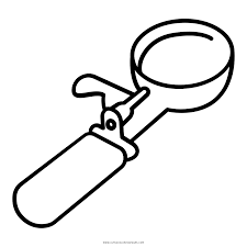 If a person eats half a cup, approximately the amount in th. Ice Cream Scoop Coloring Page Ultra Coloring Pages
