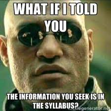 Language for all black performance attire in syllabus