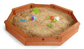 Plum Large Octagonal Sandpit Sand Pit Wooden Sandbox Ball Pit