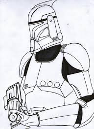 Various coloring pages for kids, and for all who are interested in coloring pages, can get amazing pictures easily through this portal. Detailed Star Wars Clone Trooper Coloring Pages