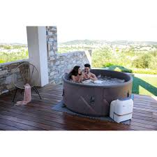 Grâce à la technologie fiber tech les spas intex ne se. Iguazu Spa Gonflable 6 Places Rond Leroy Merlin