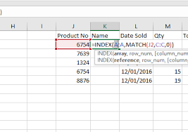 Index Match Function Free Excel Training