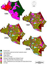 Land use/land cover change brings both positive and negative impacts to an area. Land Use Of Kuala Langat District Malaysia For 1984 1997 2002 And 2006 Download Scientific Diagram