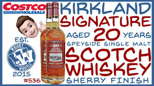 Costco Kirkland Signature 20 Year Speyside Single Malt Scotch Whiskey Review Whiskywhistle 536 Youtube