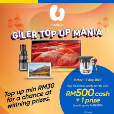 Installation & verification feel free to use the code jfxjnq during installation 2 methods of reloading 2. 8 May 7 Aug 2020 Umobile Giler Top Up Mania Win Rm500 Cash Promotion With Touch N Go Everydayonsales Com