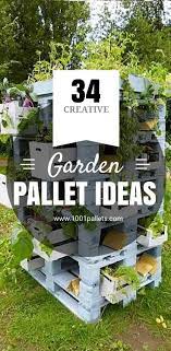 Large coffee cans or tin buckets can be used as unusual planters. Top 34 Creative Pallet Garden Ideas For Springtime 1001 Pallets