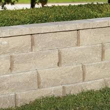 Pavestone Rockwall Large 6 In X 17 5 In X 7 In Pecan Concrete Retaining Wall Block 48 Pcs 34 9 Face Ft Pallet 79824 The Home Depot Retaining Wall Concrete Retaining Walls Backyard Landscaping Designs