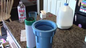 change an under sink water filter