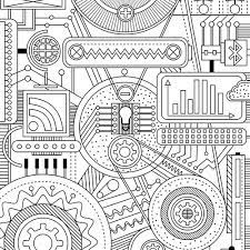 Get into a groove with these pattern coloring pages. Technology Themed Adult Coloring Book Page Illustration Or Graphics Contest 99designs